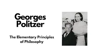 Georges Politzer - The Elementary Principles of Philosophy, 1976