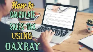 How to calculate Sales tax for amazon for amazon fba sourcing using Oaxray for online arbitrage