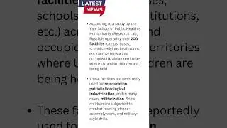 💔 Report: 200 Russian Camps Brainwashing Ukrainian Kids