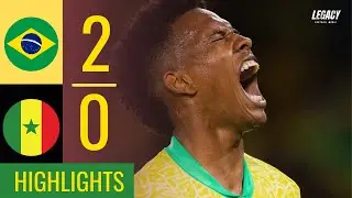 BRASIL vs SENEGAL | 2-0 | Highlights and Goals - Friendly Match 2025