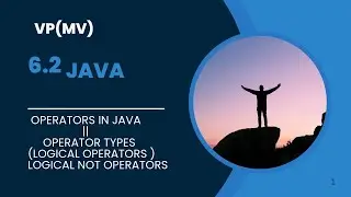 Logical Operators (NOT Operator) in java