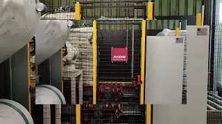 Palettenetikettierer vollautomatisch mit Roboter | AKON Robotics | Paletten effizient etikettieren
