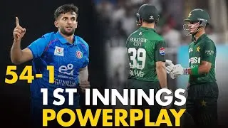 1st Innings Powerplay | Afghanistan vs Pakistan | T20I Tri Nation Series 2025 | Match 1 | M3Q1K