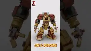 LEGO Iron Man Mech V2 by Zundre Libre Satisfying Building Animation