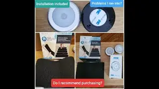 Amir Motion detection lights and Treadsafe anti slip adhesive strips review. INSTALLATION INCLUDED!
