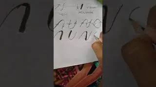 Calligraphy with normal pen || basic things to learn in calligraphy || part 1