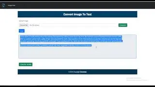 Image to Text Converter Project in ASP.NET MVC By Muhammad Mohib | M-Unity-Developer
