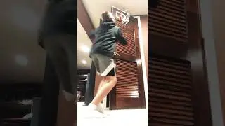 Dunking On The Moving Door