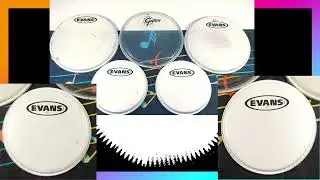 Vintage 6inch and 8inch drumheads