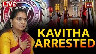 BREAKING NEWS LIVE: K Kavitha Arrested By Probe Agency In Delhi Liquor Scam Case | India Today LIVE
