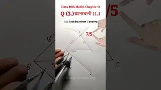 Ex 11.1  Q 3 Class 10th Maths Chapter 11 | कक्षा 10वी गणित अध्याय 11 प्रश्नावली 11.1 प्रश्न 3🖊️