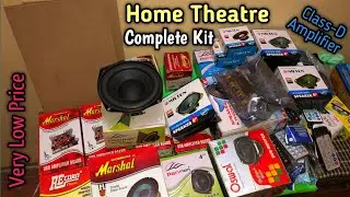 Home Theater Making Complete Kit Wiring & Review // How To Make 2.1,4.1,6.1 Home Theater at Home