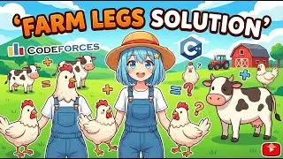 🔥Farm Legs Codeforces Solution | C++ Explanation | Easy Math Logic for Beginners🔥