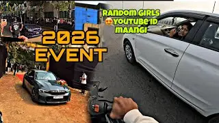 Random Girls😍 ytb id maangri thi  Crazy 2026 Event 🏍️🚙