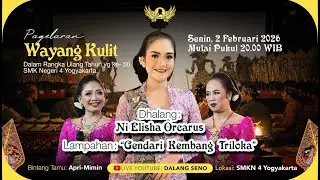 #LiveStreaming Wayang Kulit Ni Elisha Orcarus Allasso - GENDARI KEMBANG TRILOKA