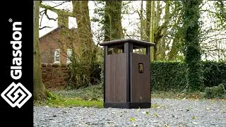 Glasdon International | The Origin&trade; 110 Litter and Recycling Bin Range
