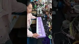 Purple appearance ➕ portable folding style #piano #electronicpiano #electricinstrument