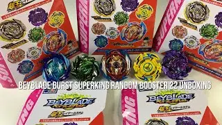 Beyblade Burst Random Booster 22 Inboxing | Takara Tomy Superking / Sparking