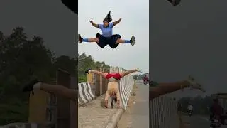 #indiangymnast #stuntdancegroup #comedydance #funny #dance #talentedboystunt #danceperformance