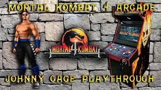 Mortal Kombat 4 ARCADE MAME 2019 | Johnny Cage Playthrough (Master II)