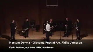 Nessum Dorma for trombone Choir and Soloist