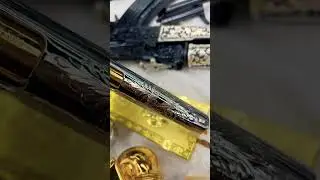 #goldaccessories #gold #goldplate #handmade #custom #goldplated #gun #plating #ak47 #draco