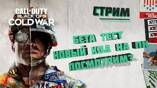 🔴Call of Duty Black Ops Cold War БЕТА ТЕСТ НА ПК, ПОСМОТРИМ? СТРИМ #1