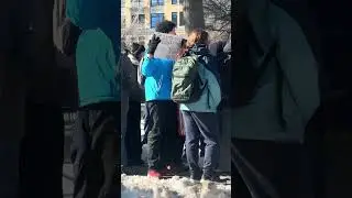 🧊Manifestaciones anti ICE en new york city en Union Square EEUU
