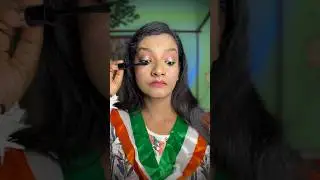 Happy Republic Day/ Republic Day Makeup look 🇮🇳 #makeup #shortsfeed #trending #republicday #shorts