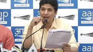 AAP Chief Spokesperson Saurabh Bhardawaj briefs on 3 days special Assembly Session