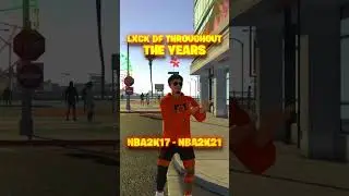 THROUGHOUT THE YEARS OF NBA 2K.. LXCK DF EDITION #shorts