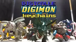 Digimon figuras  digicolle keychains: misterios del set 6 y 7