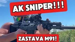 Zastava M91 Range Review: Mayhem with an AK Sniper!!!
