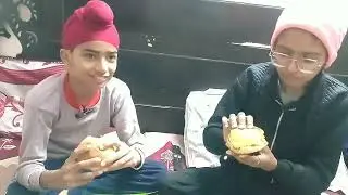 Pizza 🍕 vs Burger 🍔 Party 🥳 | End Tak Dekhna 😱 | Lovy Khalsa Vlogs#reels#familyvlog