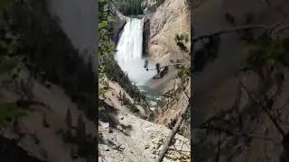 waterfall# Yellowstone National Park ,#Nature