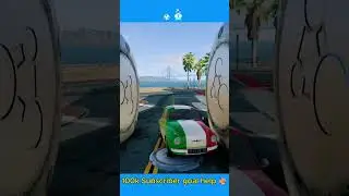 High Speed Cement Trucks Crash into Bollards &ndash; Ambulance Too! #gaming #shorts