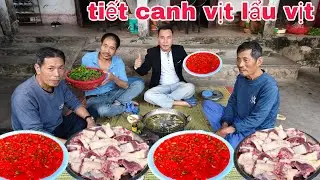 Tiết Canh Vịt Lẩu Vịt, Lê Toàn Food, Tiếp Thánh Ăn Tiết Canh