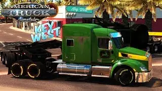 American Truck Simulator: Dirty Deere - Heavy Load - Key Largo to Key West FL