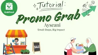 Cara membuat promo di aplikasi Grab food | Grab merchant | Promo Grab | online food @GrabIndonesia 