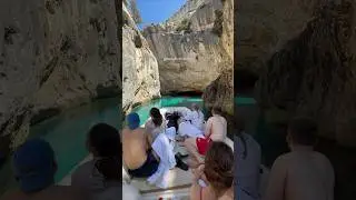Uncover secret spots in Vlore 🇦🇱 that can only be reached by boat tours 🌊💎 #vlore #albania #boattrip