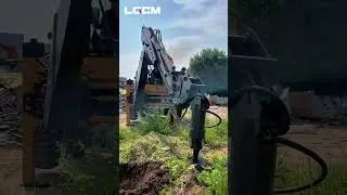 LGCM backhoe loader with auger #backhoe #loadmaster #backhoeloader #excavator