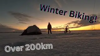 Bikepacking over 200km to Arborg, Manitoba in Winter!
