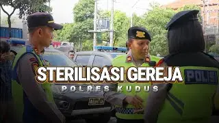 Polres Kudus Melaksanakan Sterilisasi Gereja