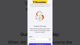 Time Farm Today Answer 9 November 2024 #timefarm #crypto #mining