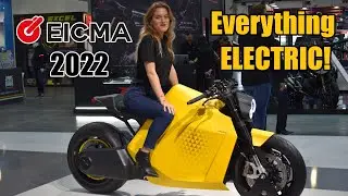 EVERYTHING ELECTRIC from EICMA 2022! (Tour video) | GetElectric.gr