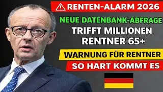 🚨 Renten-Alarm 2026: Neue Datenbank-Abfrage trifft Millionen Rentner 65+