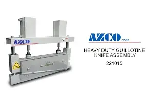 Heavy Duty Guillotine Knife Assembly Cuts Thicker Rubber 221015