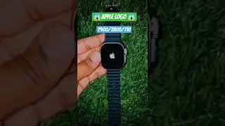 T900/T800/T10 Ultra Smartwatch Me Apple logo Kaise lagaye🔥Apple logo in T900/T800/T10 Ultra #shorts