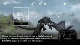 3D Dragon Flight Dynamic Theme - Full HD