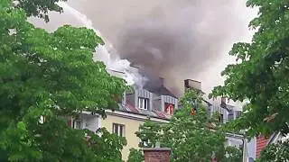 Wien Simmering Brand Dachgeschoß Simmeringer Hauptstraße - Enkplatz - Sedlitzkygasse 11.05.2019